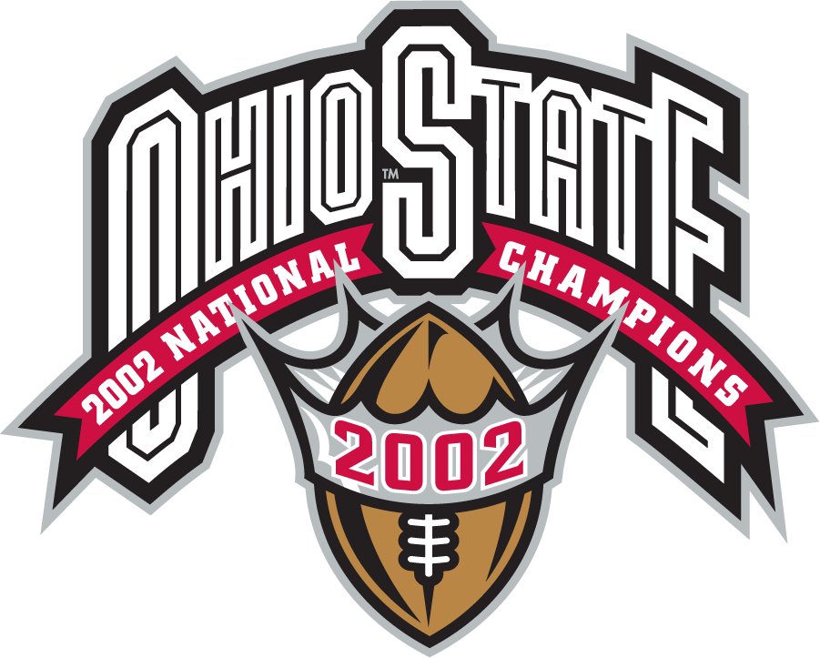 Ohio State Buckeyes 2002 Champion Logo diy iron on heat transfer